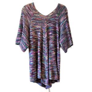 Boho Print Sweater - Size Large